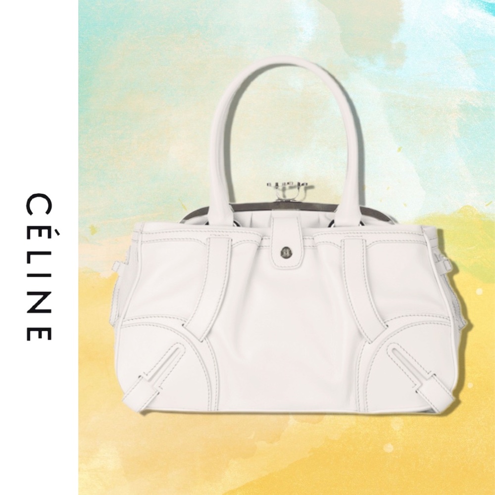 Genuine Vintage Celine Leather Double Tote